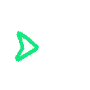 Green arrows increasing in number from one to four in a horizontal line.