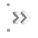 whitearrow animated GIF emoji from LarpHouse