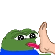 pepelick_foot animated Discord emote | Chaos Cave