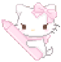 artistkitty animated emote from /fluence