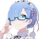 rezerorem17 custom emote | 📖 ノベルハッカー - 星々の物語 -