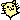A small yellow pixel cat spinning rapidly in a circle.