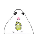 536714limehamster custom emote from The pink pond