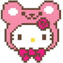 HelloKittyPinkBear Discord Emoji from ִ  ࣪   ׅ  𐔌 𝙞𝙧𝙞𝙨˙🫧.