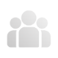 Three stylized human silhouettes representing a group or community.