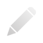 A geometric wedge shape rendered in pixel art with a gray body and a bright cyan bottom section.