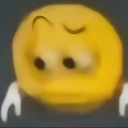 A yellow smiley face with a look of deep concern and anxiety.