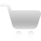 Shopping cart icon in white on a black background.