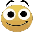 Four cartoon faces in a row, transitioning from a bright yellow happy expression to a desaturated gray uncertain expression.