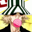 BleachKisukeLicksLollipop animated emote from /asanami