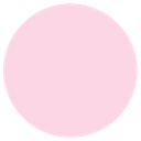 Pink circle shape with a flat, minimalist design.