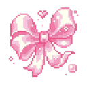 pink_bow_hearts Discord sticker from #  `  𝗞𝗡𝗗𝗞 𝗙𝗮𝗺𝗶𝗹𝘆