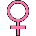 4654pinkfemalesymbol custom emote - axshxsoon