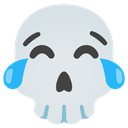 skulllaugh Discord sticker from /fluence
