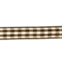 A white ribbon tied into a neat bow against a black background.
