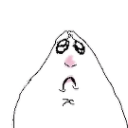 A minimalist line-art character holding their head in their hand with a sad, defeated expression.