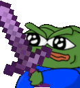 pepe_enchanted_netherite_sword animated emote from Chatizen Guild Bar☕.ᐟ