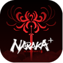 A red stylized flower and sword icon with white text on a black background.