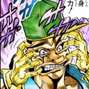 A man with a green hat pulls his face into a wide, distorted, and manic expression using both hands.