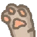 pawwave1 animated Discord emote - ~ The Comfy Catgirl Shelter~