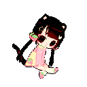 feetkicking animated Discord emote from ~ The Comfy Catgirl Shelter~