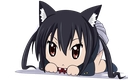 girlcat Discord Emoji from ~ The Comfy Catgirl Shelter~