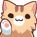 a_kitty_neko_hello_wave Discord emoji