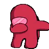 amogusdab animated GIF emoji - The Cove