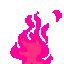 pinkflamesss animated GIF emoji | 𝔱𝔥𝔢 𝔠𝔩𝔢𝔯𝔟 ˖𓍢ִ໋ ⾕⋆˙⟡