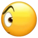 sideeye custom emote - /goonette getaway