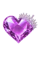 Purplerubycrownheart