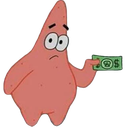Patrick_money custom emote | 𝔱𝔥𝔢 𝔠𝔩𝔢𝔯𝔟 ˖𓍢ִ໋ ⾕⋆˙⟡