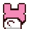 MyMelodyShake animated GIF emoji | ꒰ . 🧁 。derpy’s corner ◟ `` ˖ ꒱