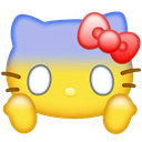HelloKittyShock Discord Emoji from ꒰ . 🧁 。derpy’s corner ◟ `` ˖ ꒱