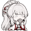 HiyukiSip animated emote | Ayaka's Teapot
