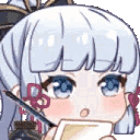 SST_AyakaNoted animated GIF emoji from Ayaka's Teapot