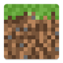 Dirt block with a green grassy top in a pixel art style.