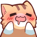 kitty_drool Discord Emoji | ⋆𖠞💨 Smokers Lounge ⋆𖠞💨