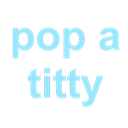 titty_pop custom emote from Kulture™ #Tober 🎃