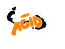 Orange blob with a white hat looks stressed with steam rising from its head.