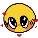 emoji_69 Discord sticker - Peekaaboo