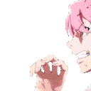 YunoRun animated GIF emoji from Peekaaboo