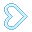nchibilightbluearrowheart