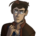 Man with wide eyes and a worried expression looking slightly to the side.
