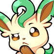 Leafeon_thinkong Discord emoji