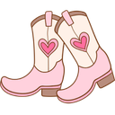 CoquettePinkCowgirlBoots Discord Emoji - ꜱᴄᴏᴏᴘꜱ ᴀʜᴏʏ 🍦
