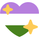 genderqueerpride custom emote - 🍵The Café💚