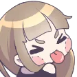 blonde_tongue custom emote from Stoner Sluts