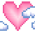 cloudyheart animated emote from The Bug Terrarium