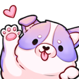 purple_doghello custom emote | Stoner Sluts